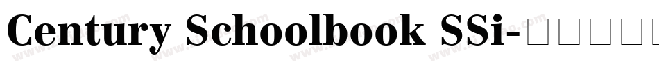 Century Schoolbook SSi字体转换